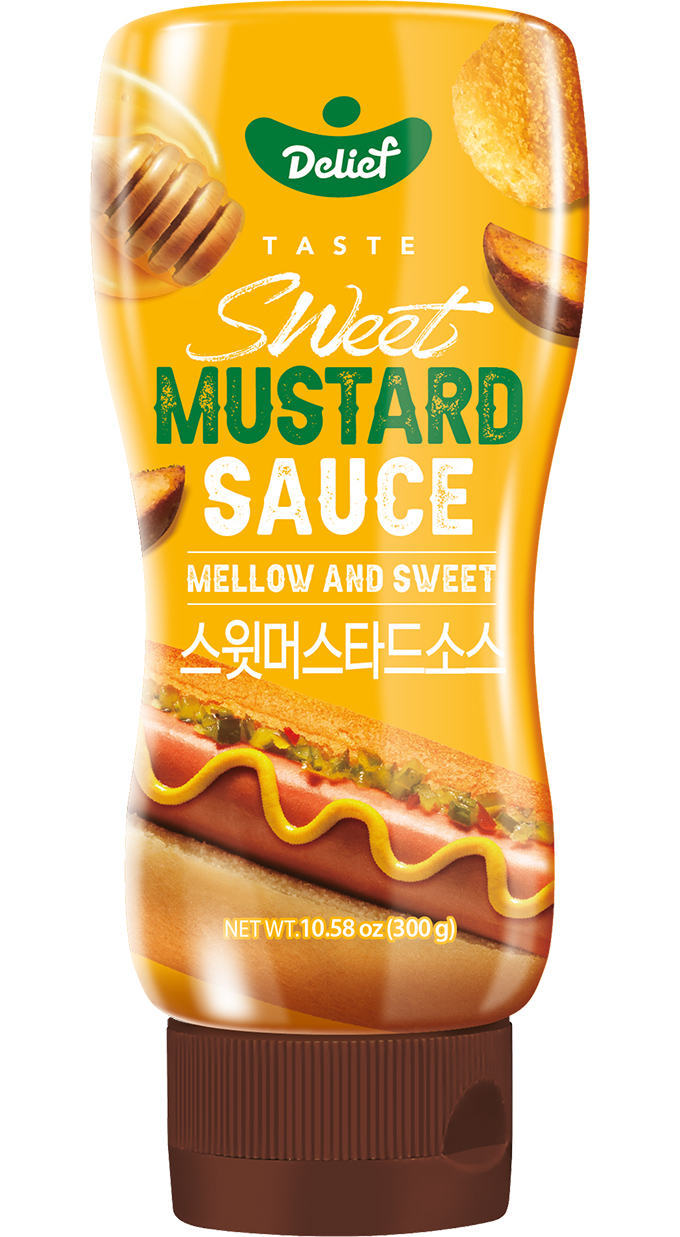 DELIEF Sweet Mustard Sauce 300g x 16